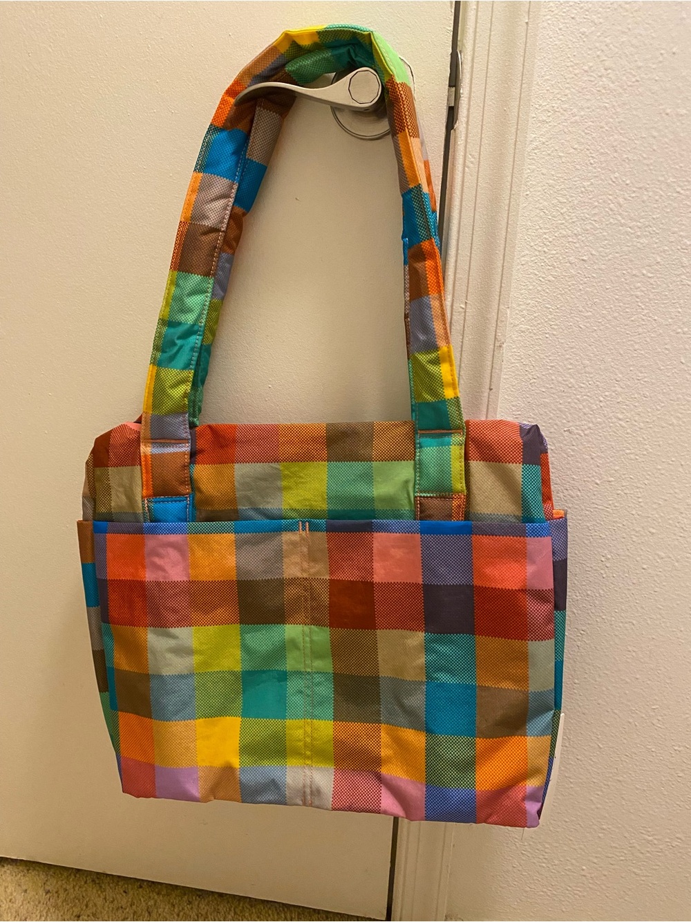 NWT BAGGU MADRAS Small Cloud Carry-On